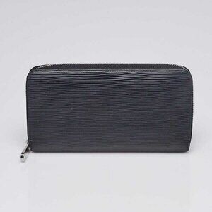 Louis Vuitton Black Epi Leather Brazza Wallet